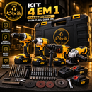 Kit Multifuncional 4 em 1  48V – Linha Profissional Sheik + Kit Segurança (1 Ano de Garantia)